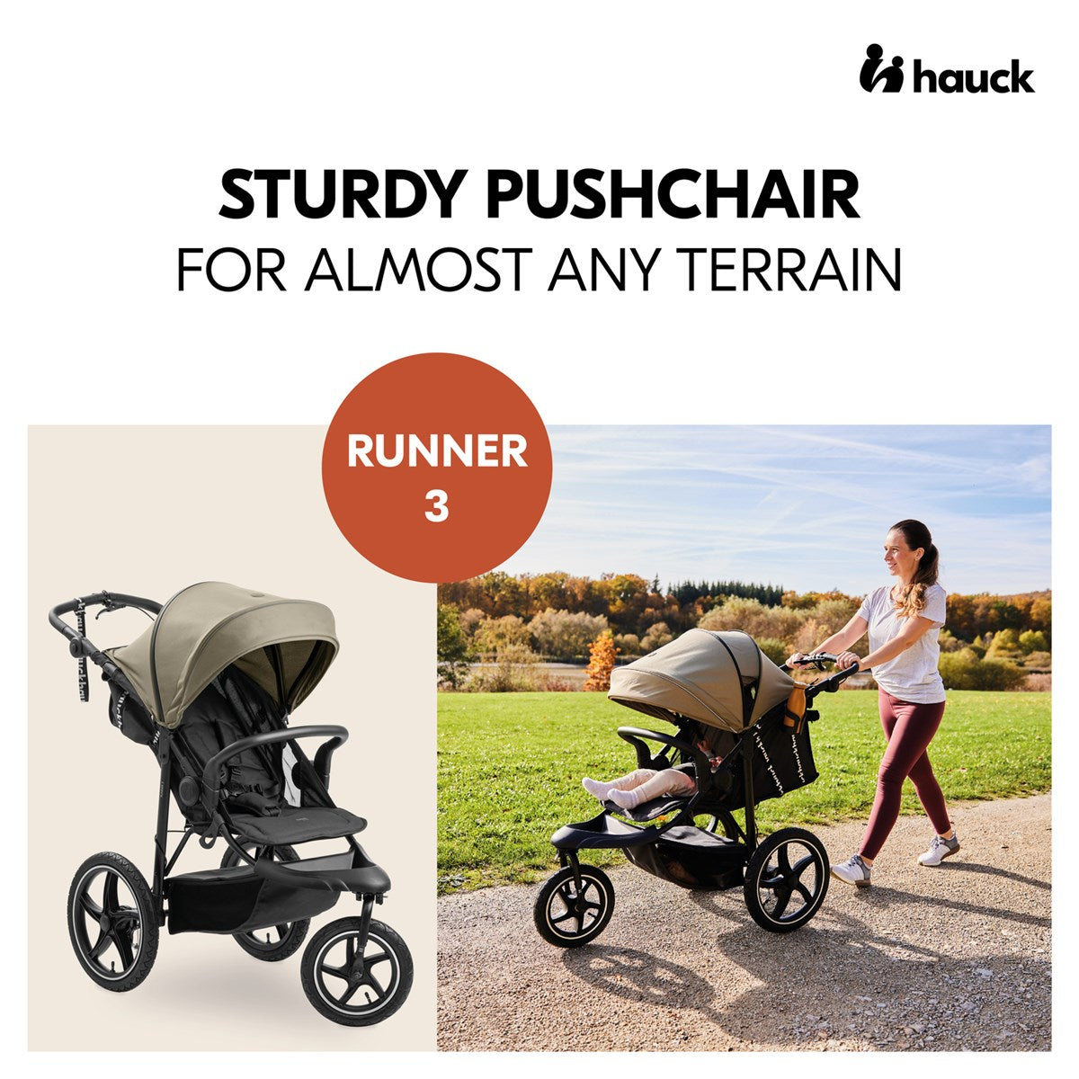 Hauck Runner 3 All-Terrain Pushchair