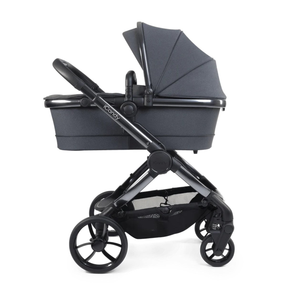 iCandy Peach 7 travel System With Pebble 360 Pro² Car Seat And Family Fix Base, Dark Grey
