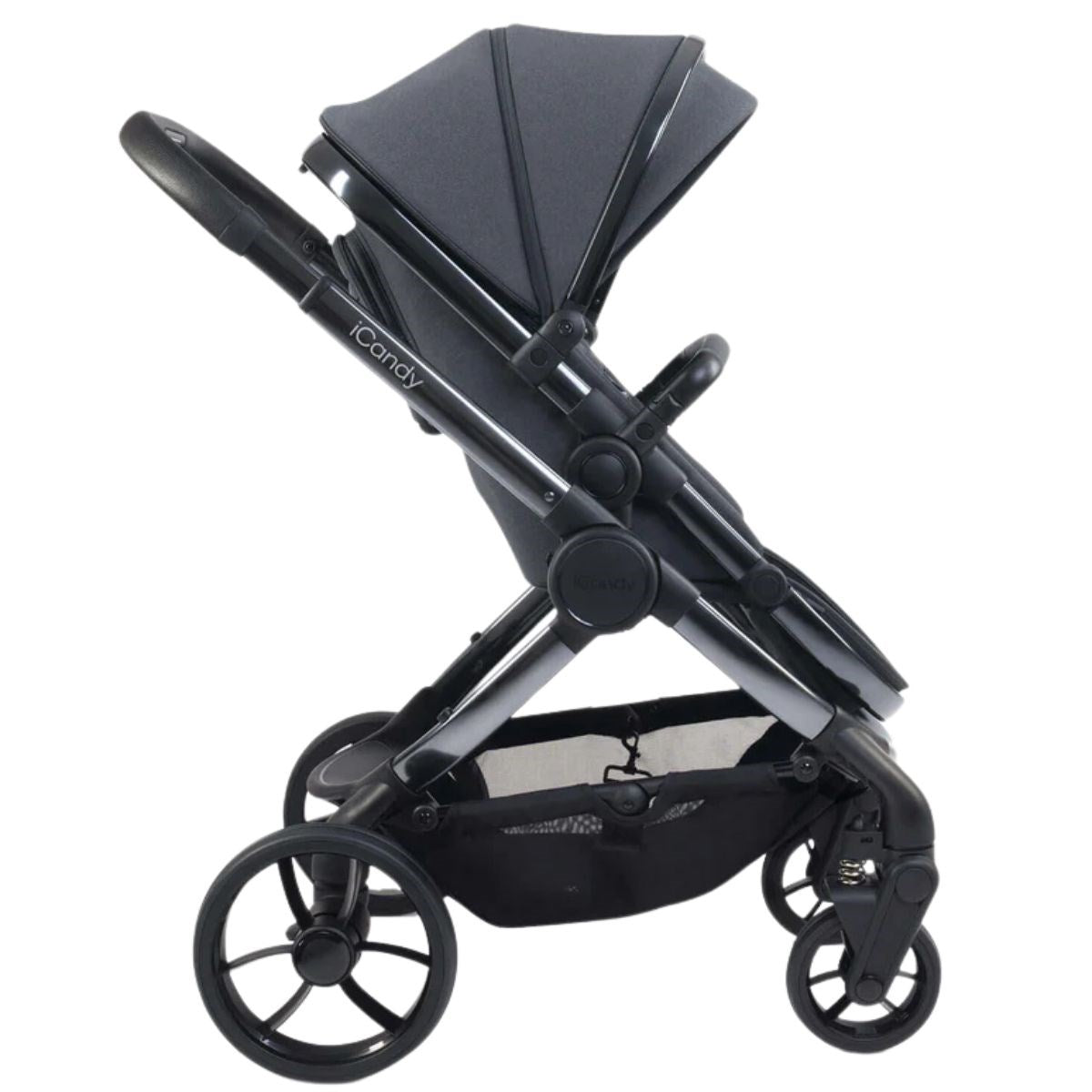 iCandy Peach 7 travel System With Pebble 360 Pro² Car Seat And Family Fix Base, Dark Grey