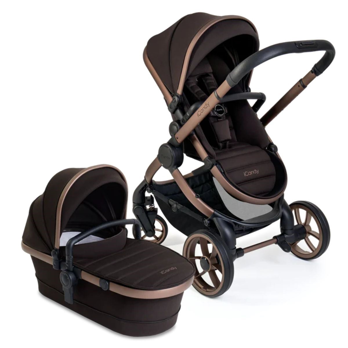 iCandy Peach 7 Luxury Travel System, Cybex Cloud T, Pecan Edition