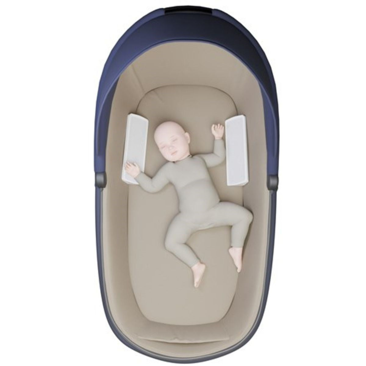 Snooze Secure – 3D Air Mesh Baby Sleep Positioner to Help Prevent SIDS & Reduce CO₂ Rebreathing