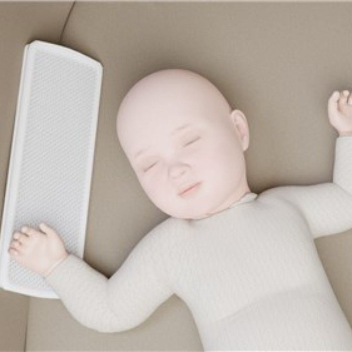 Snooze Secure – 3D Air Mesh Baby Sleep Positioner to Help Prevent SIDS & Reduce CO₂ Rebreathing