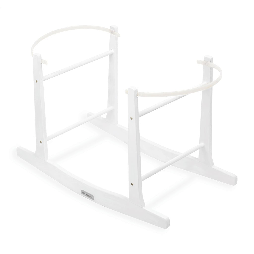 Clair De Lune Standard Rocking Wooden Moses Basket Stand