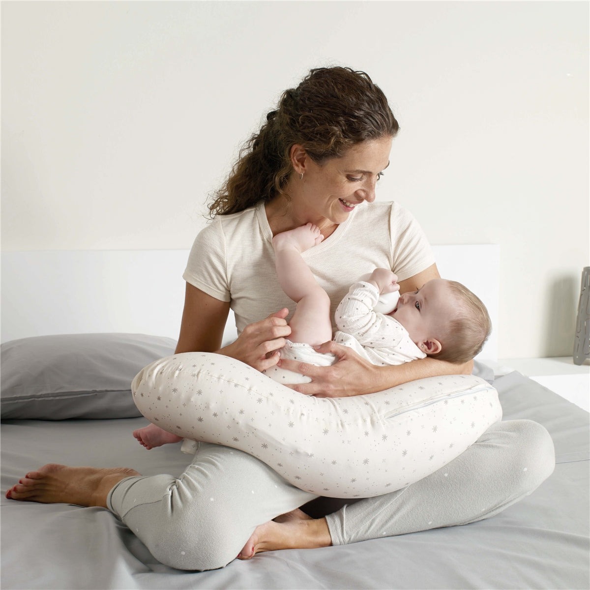 Jane 4in1 Mother Cushion & Baby Hammock, Lazuli Blue