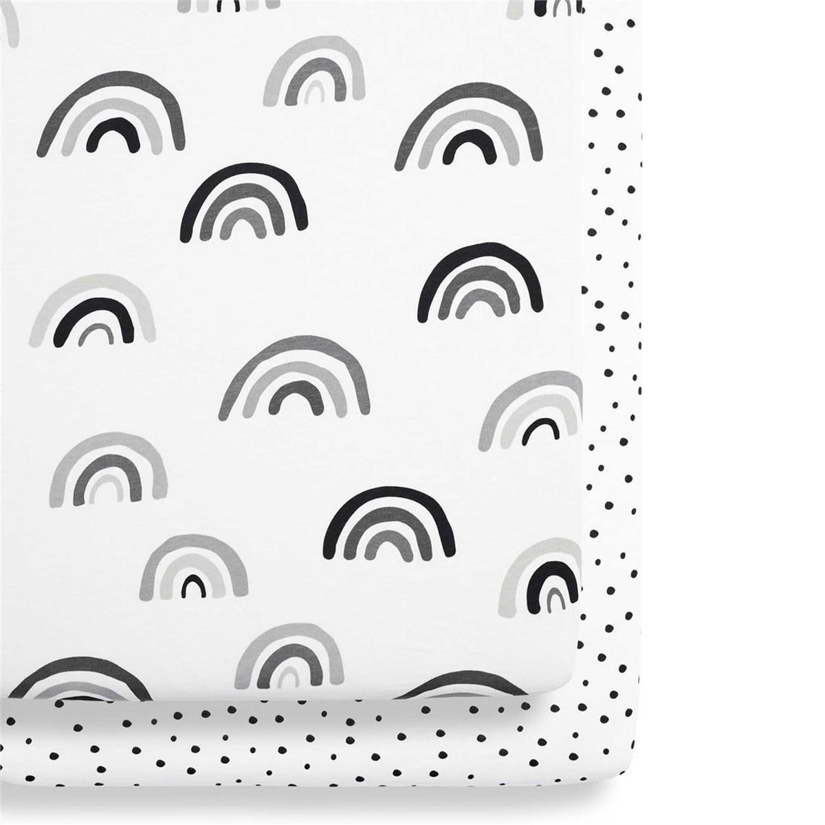 Snuz Bedside Crib 2 Pack Fitted Sheets