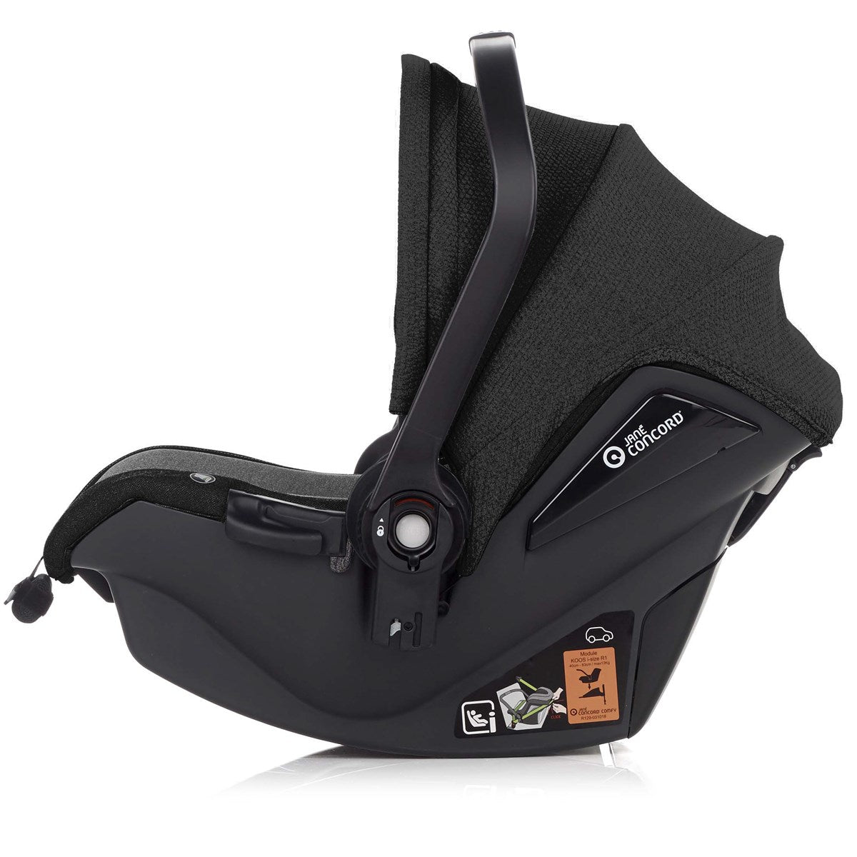 Jane Koos iSize R1, 40-83 cm, 0-18 months Baby Car Seat