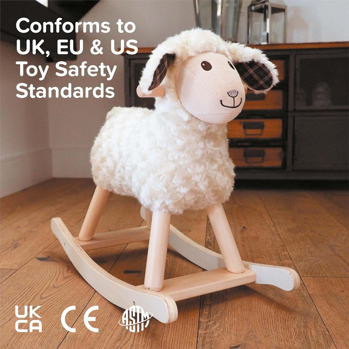 Little Bird Told Me Lambert Rocking Ride on Sheep