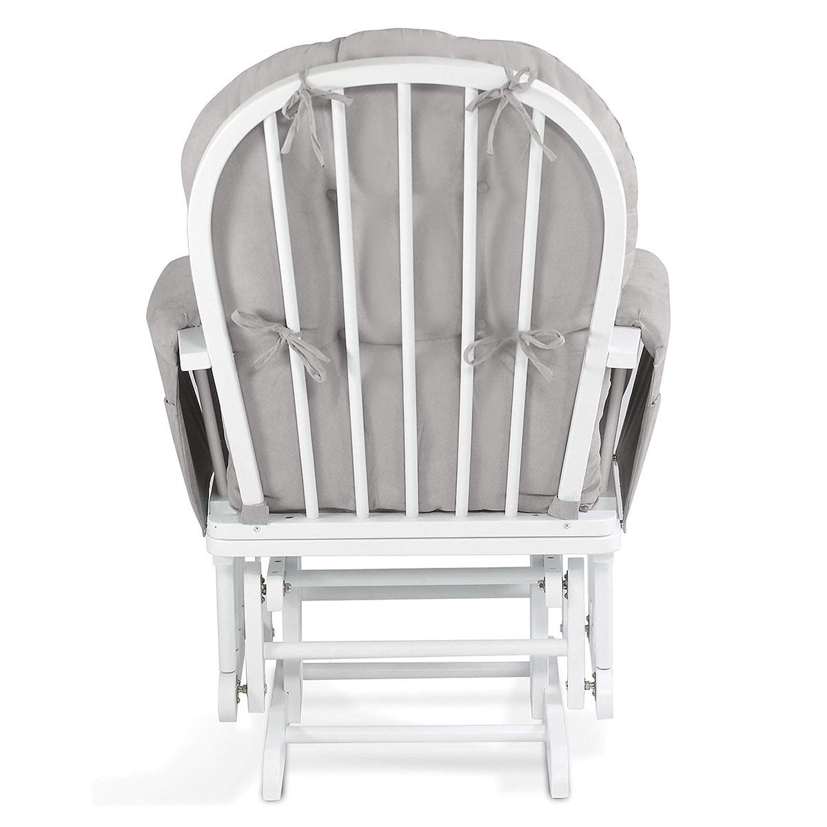 Johnston's Brompton Baby Nursing Glider & Footstool – Suedette Comfort with Smooth Glide