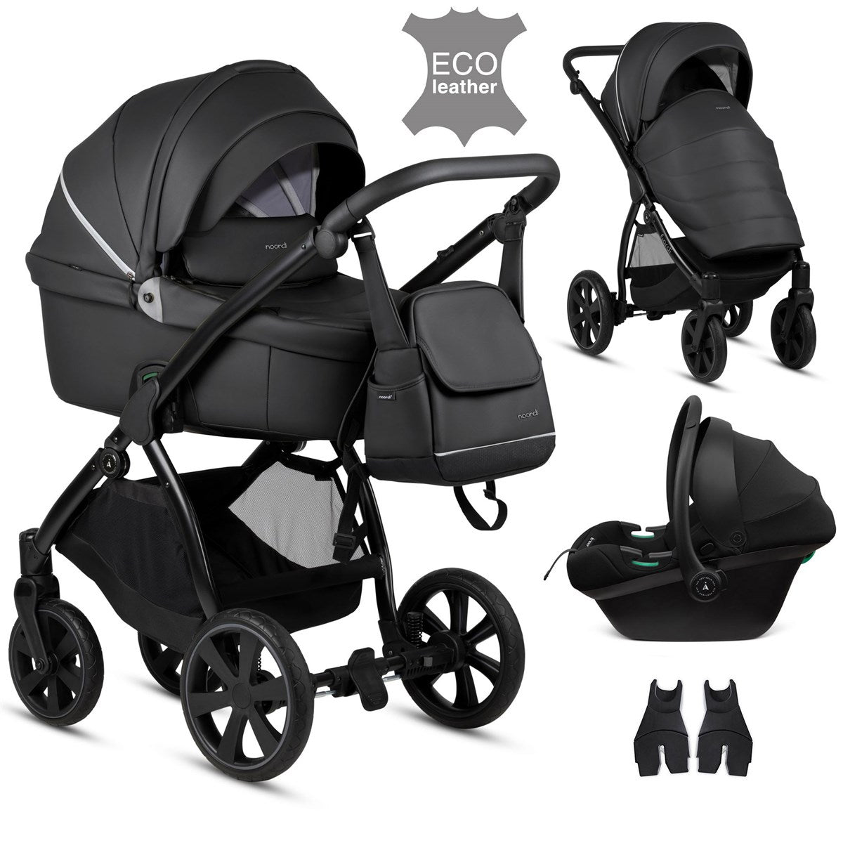 Noordi Fjordi Leather 3in1 Terra Travel System