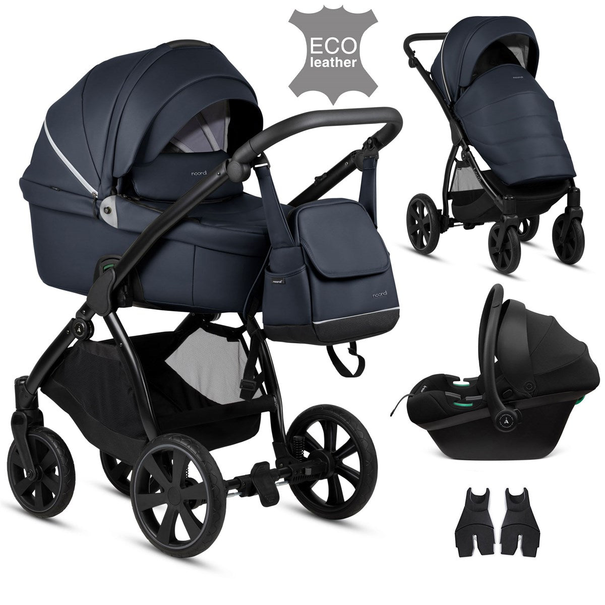 Noordi Fjordi Leather 3in1 Terra Travel System
