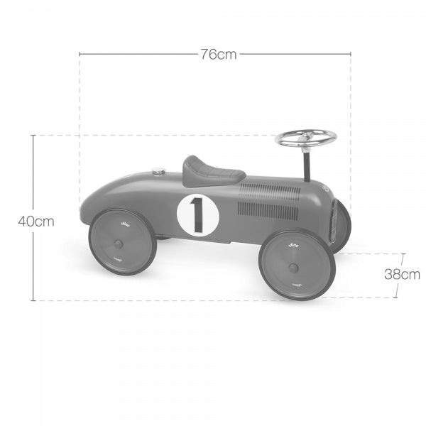 Vilac Ride-On Metal Vintage Car