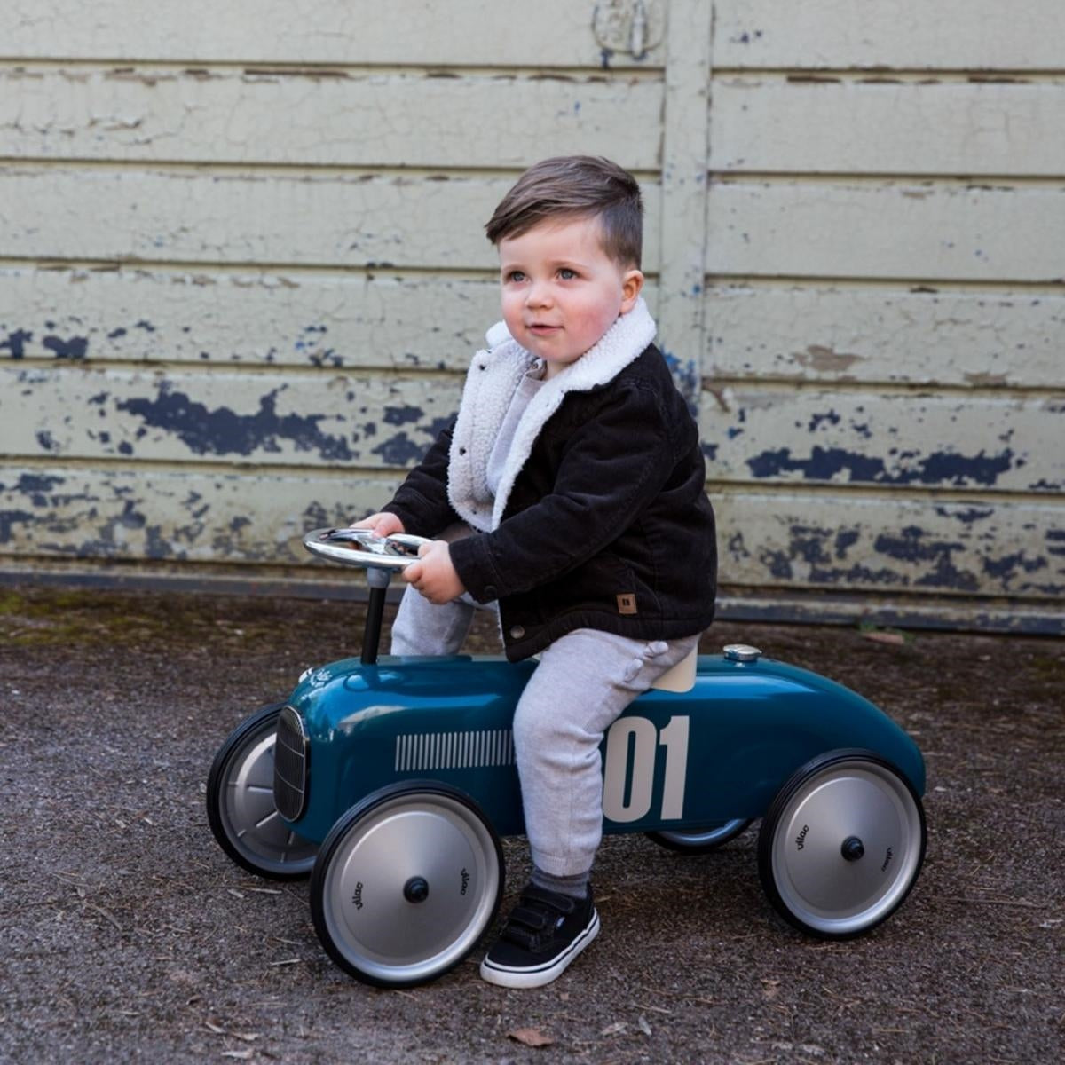 Vilac Ride-On Metal Vintage Car