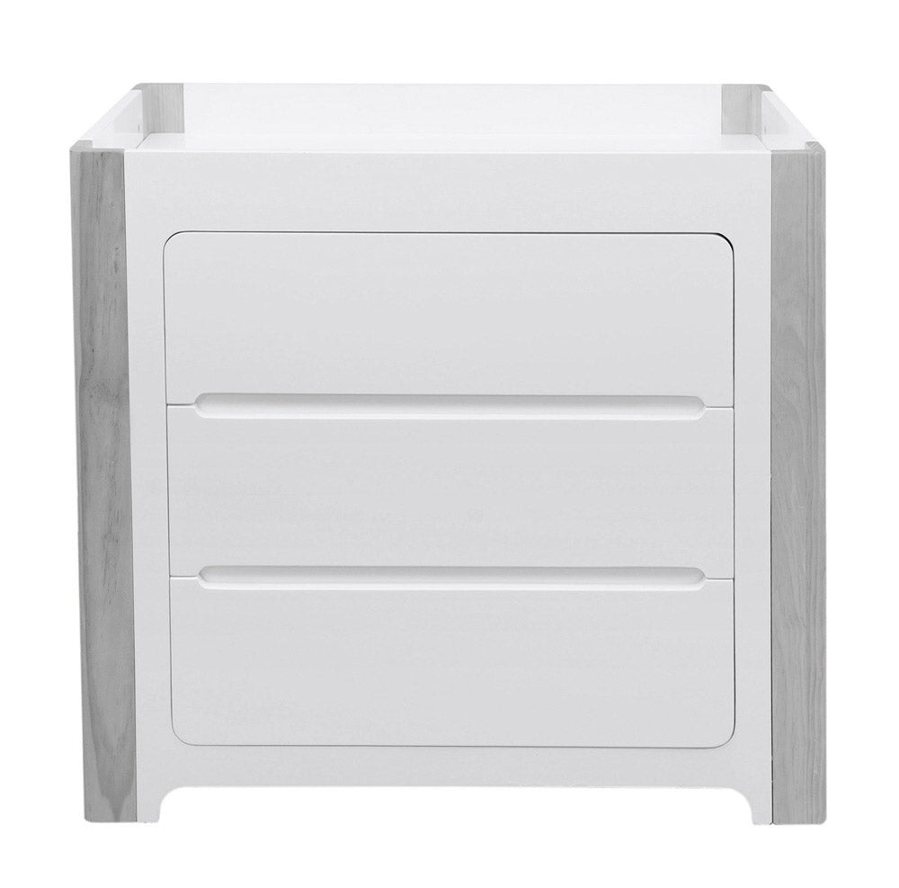Cocoon Change Area Dresser, White / Grey