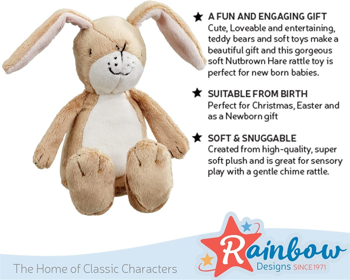 Rainbow Designs Guess How Much I Love You Soft Toy & Blanket Gift Set
