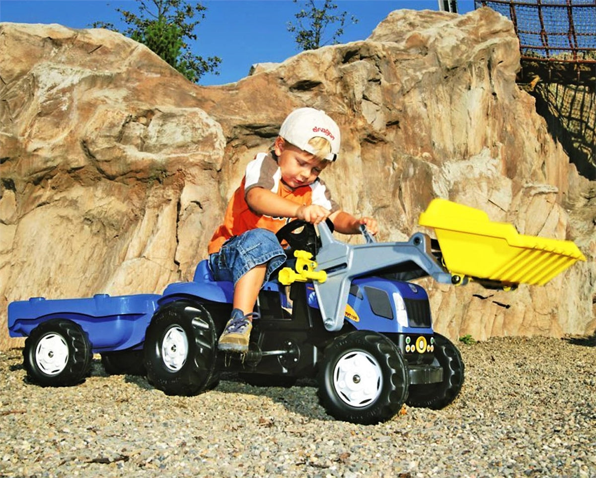 Rolly Toys New Holland Tractor & Trailer & Loader