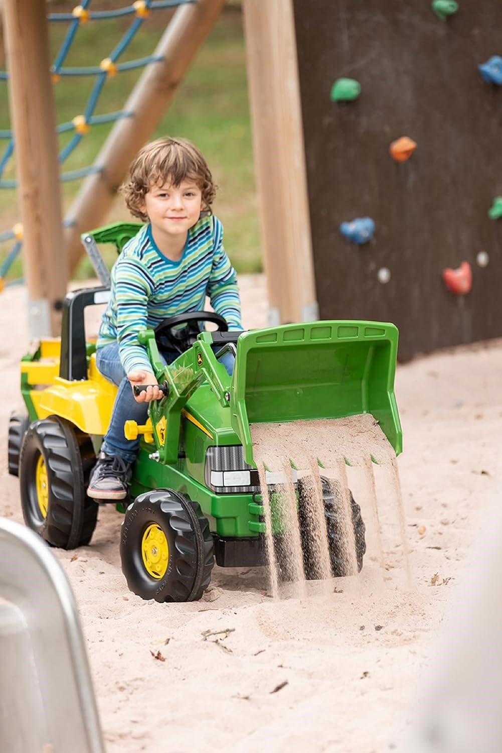 Rolly Toys rollyJunior John Deere Tractor with Loader & Backhoe