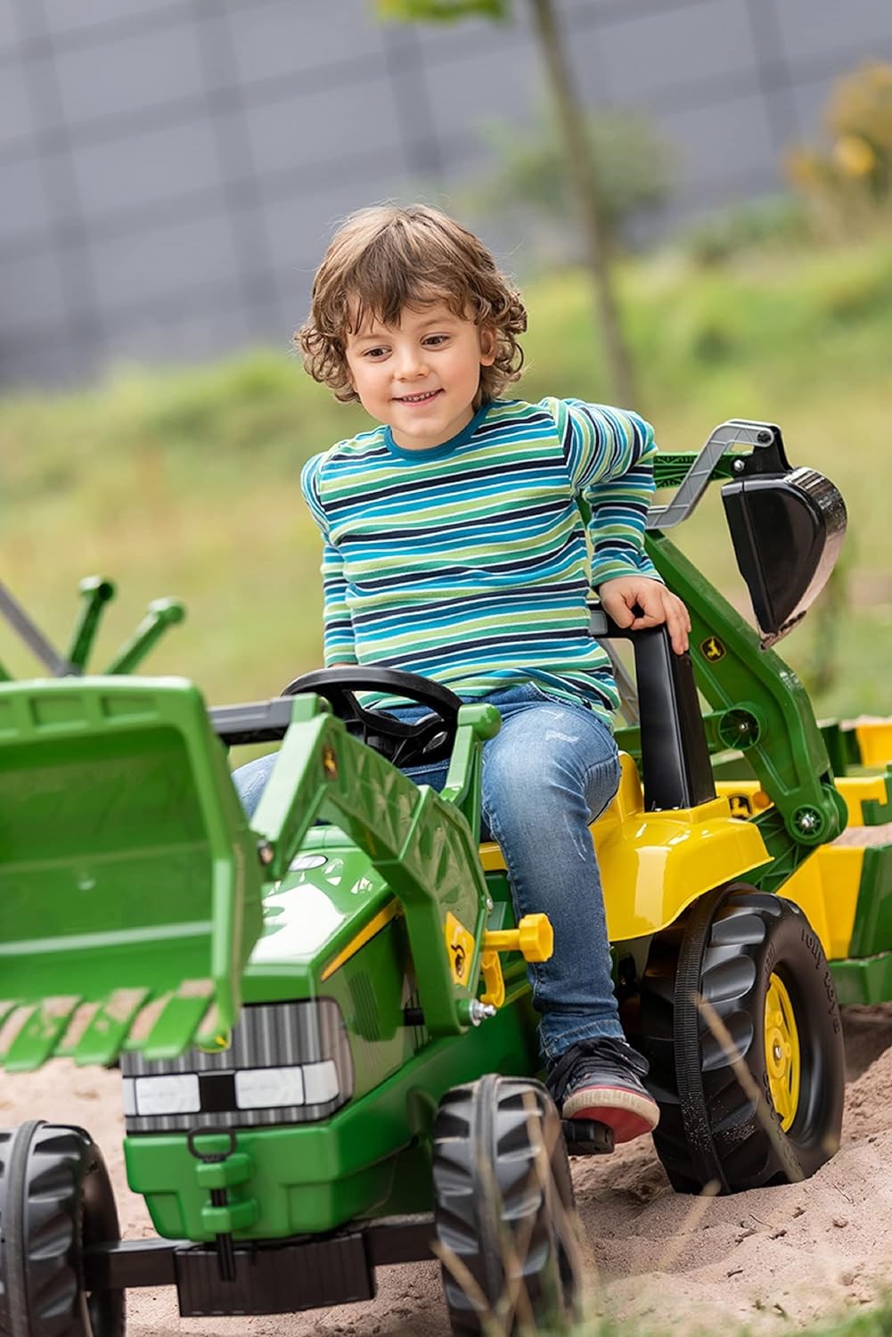 Rolly Toys rollyJunior John Deere Tractor with Loader & Backhoe