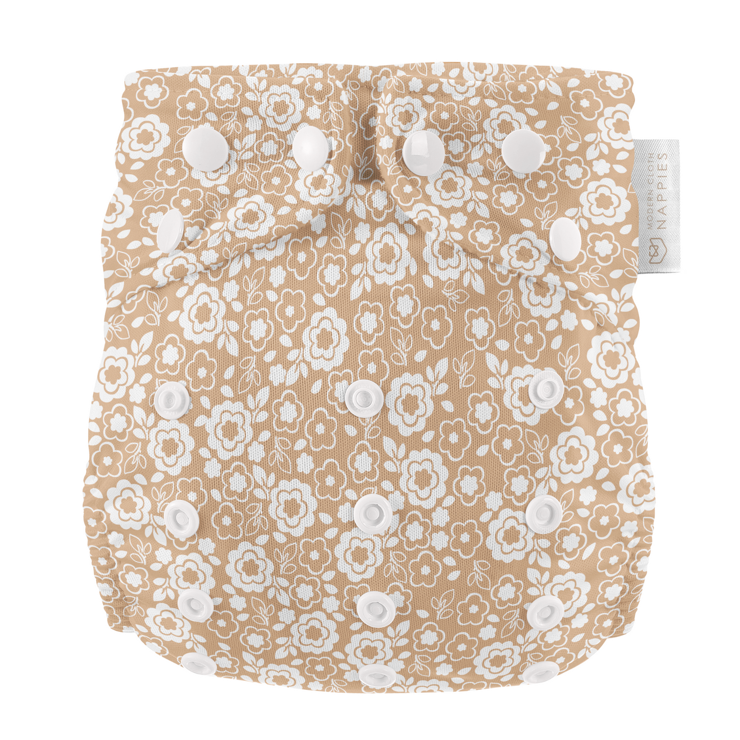 One Size All-In-One Reusable Cloth Nappy - Bloom