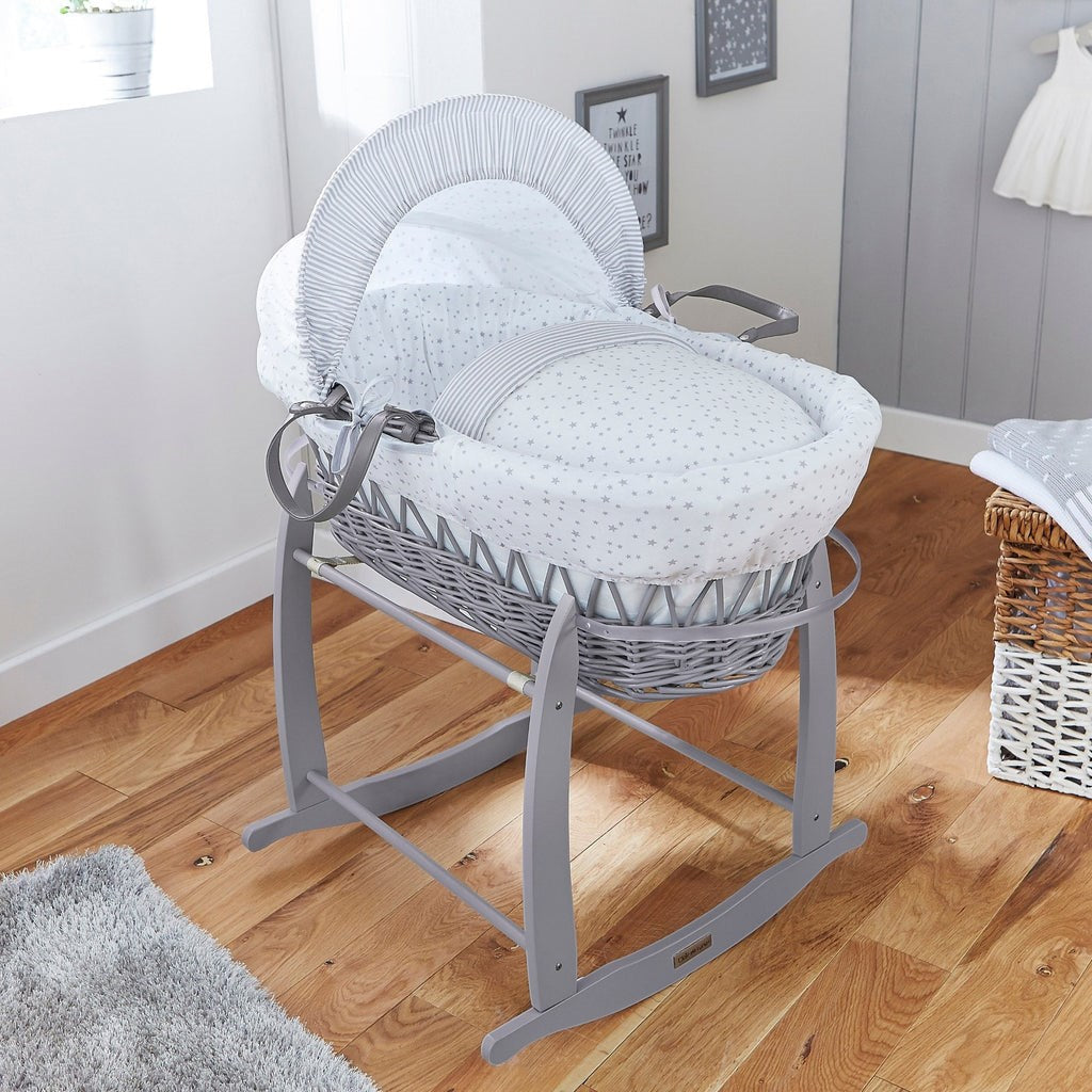 Clair De Lune Deluxe Rocking Moses Basket Stand