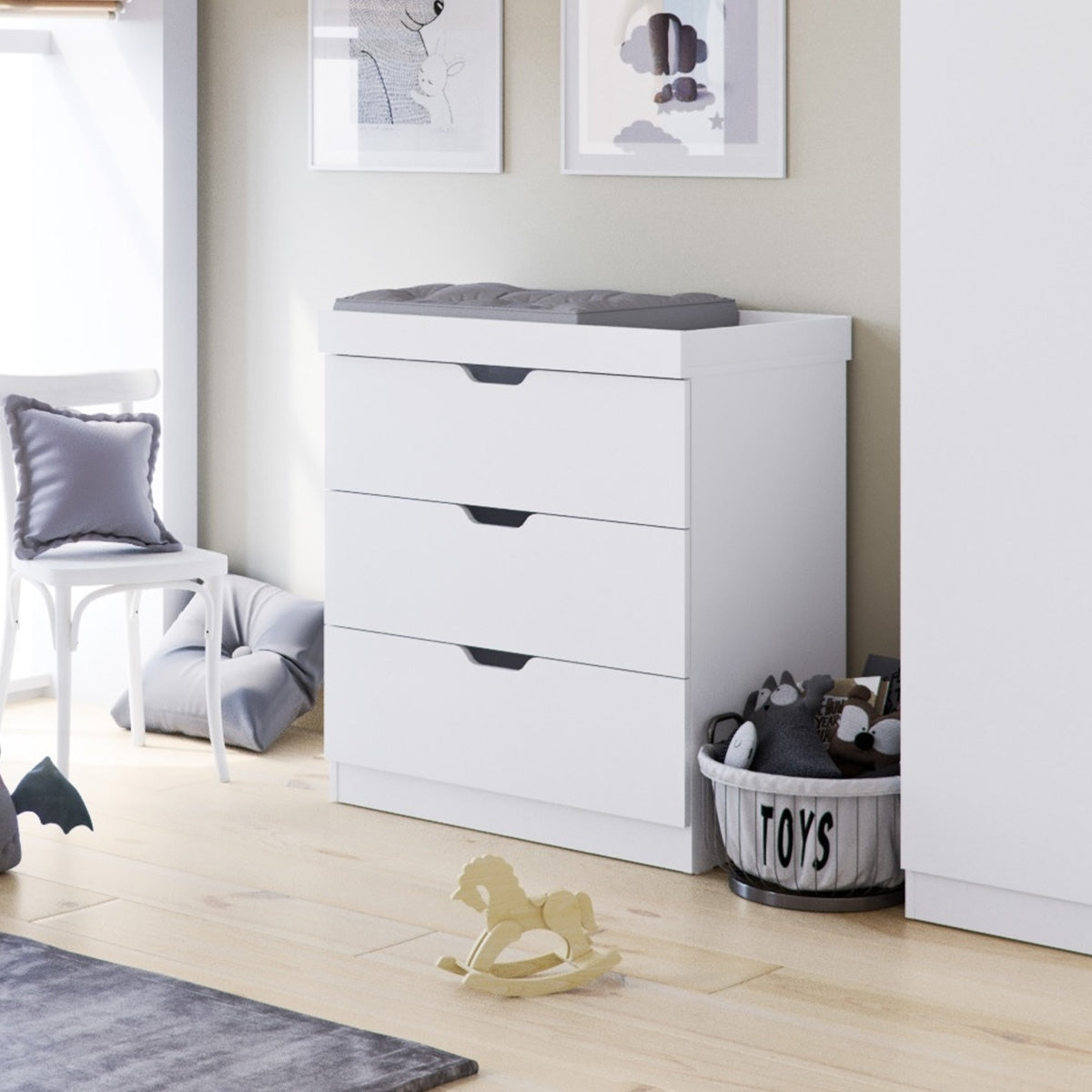 Ickle Bubba Coleby Mini 3 Piece Nursery Furniture Set