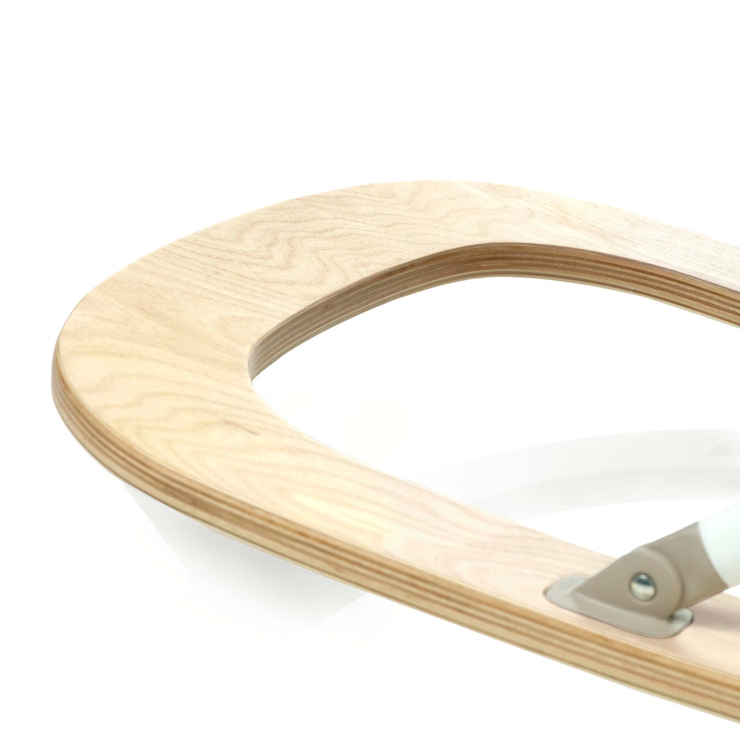 Jane Kalm Wooden Hammock – Natural Birch Rocker with Soft Padded Insert, Sesame