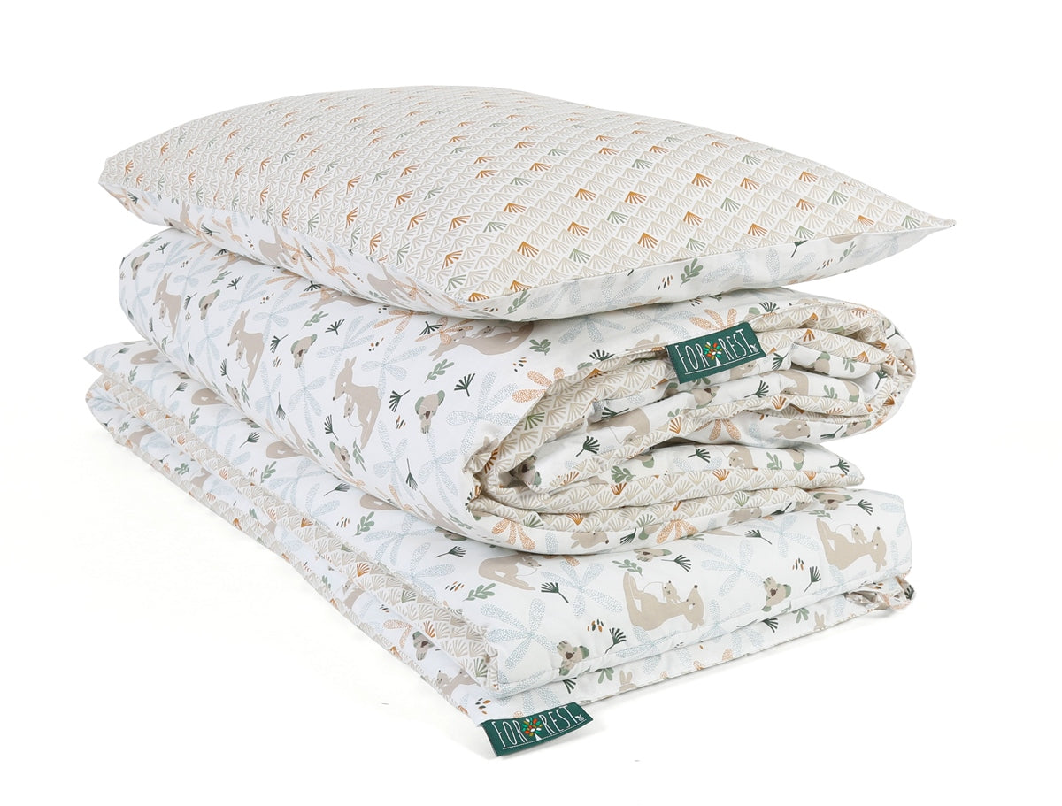 Forrest 3 Piece Reversible Cot Bed Set, Koalaroo
