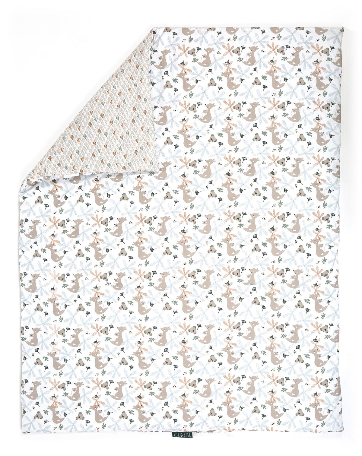 Forrest 3 Piece Reversible Cot Bed Set, Koalaroo