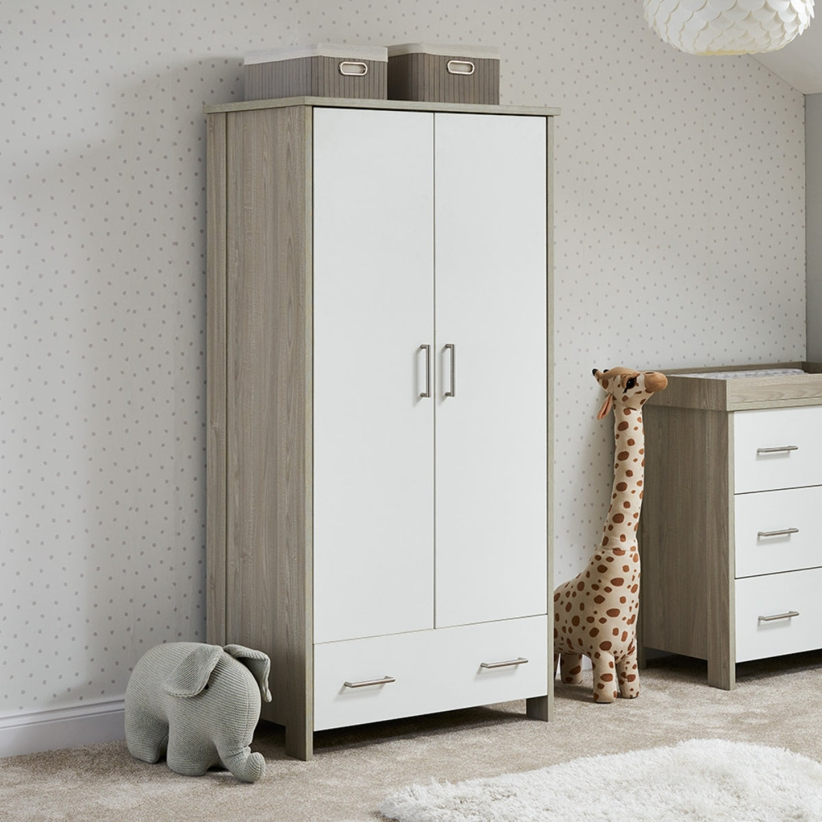 OBaby Nika Double Wardrobe