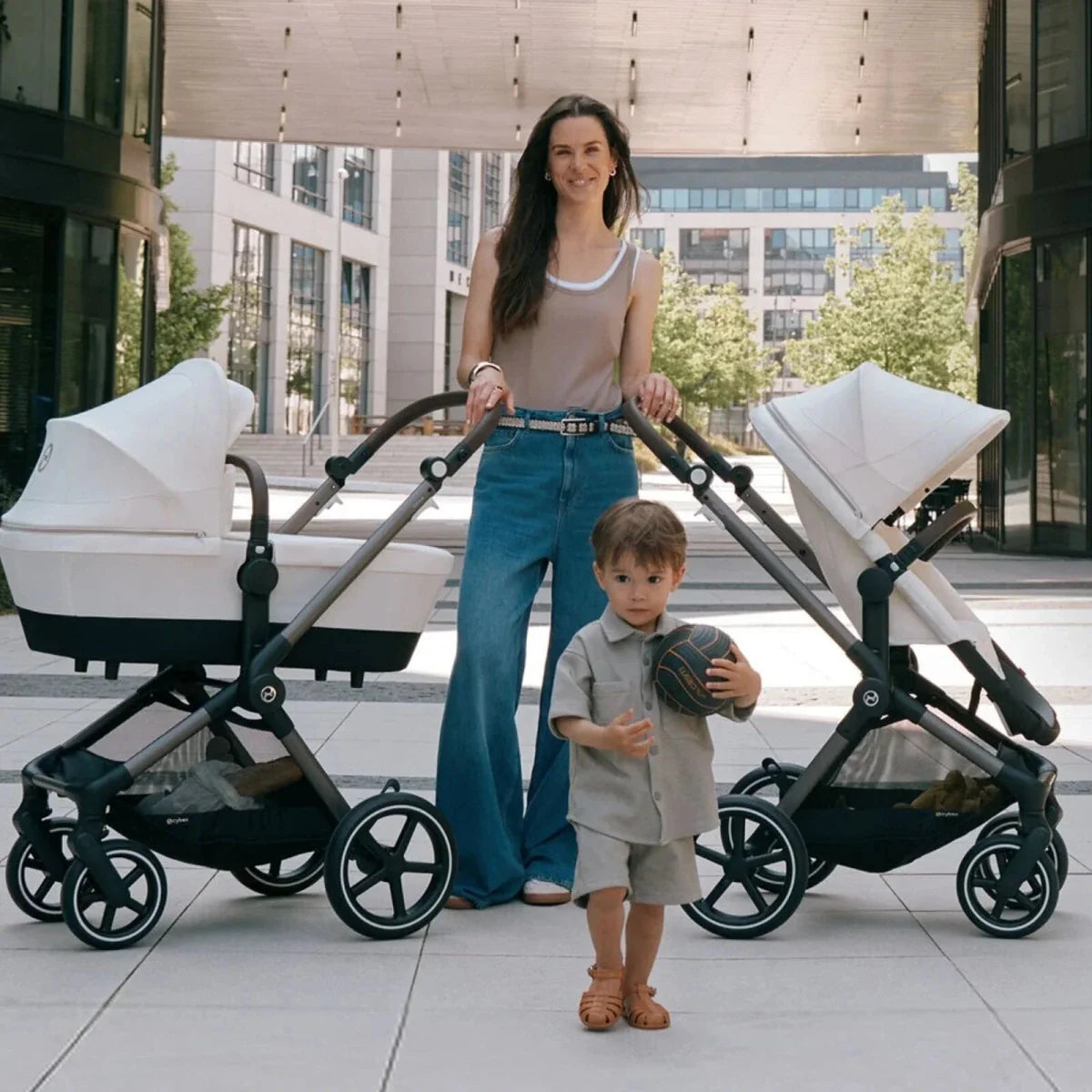 Cybex Eos Lux Silver 2-in-1 Pushchair - Lava Grey