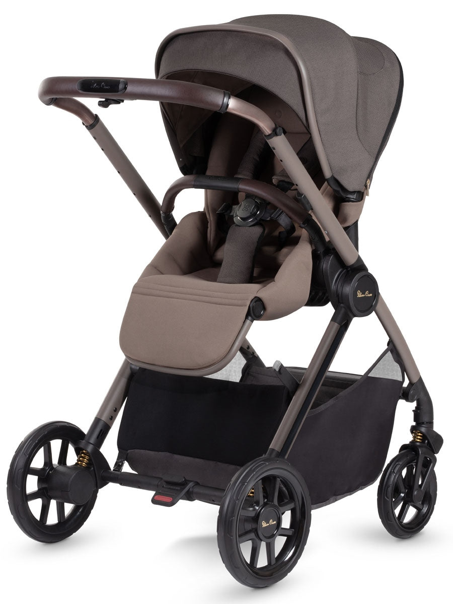 Silver Cross Reef + First Bed Folding Carrycot, Earth