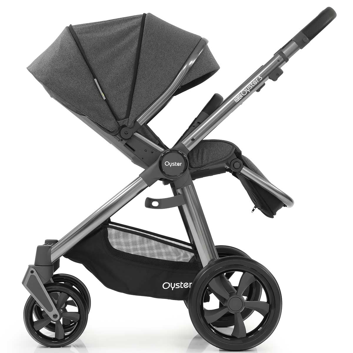 BabyStyle Oyster 3 Essential Cabriofix i-Size Bundle, Fossil