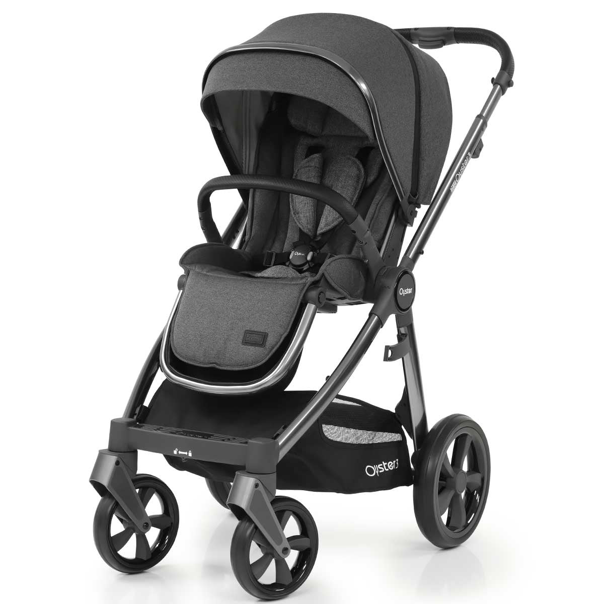 BabyStyle Oyster 3 Essential Cabriofix i-Size Bundle, Fossil