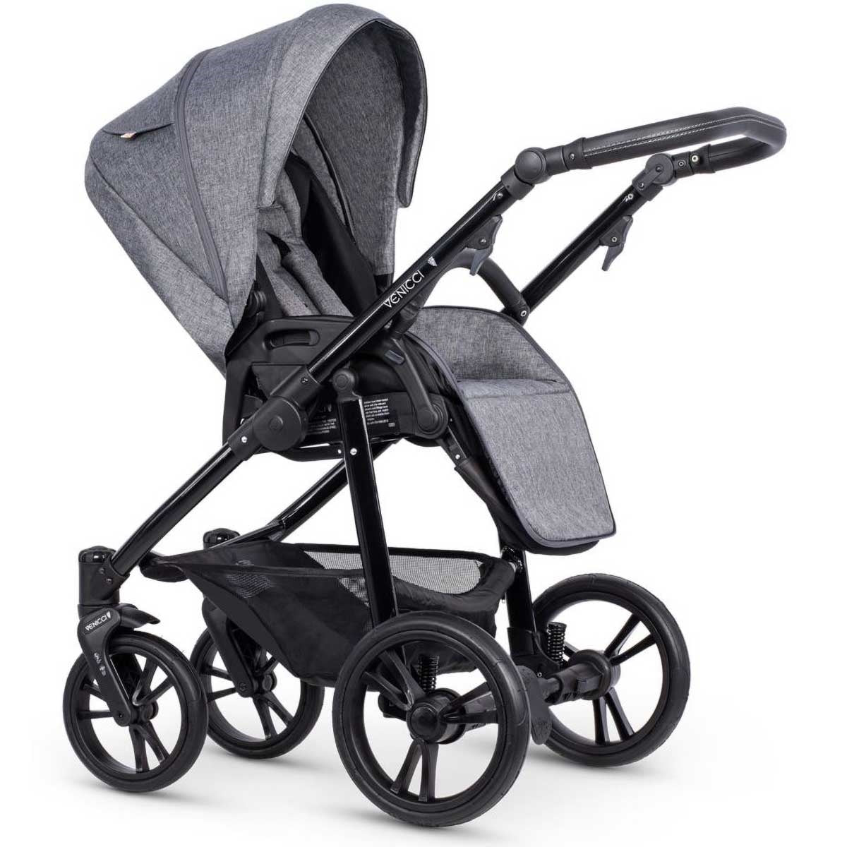 Venicci Shadow 2.0 3-in-1 Travel System, Denim Grey
