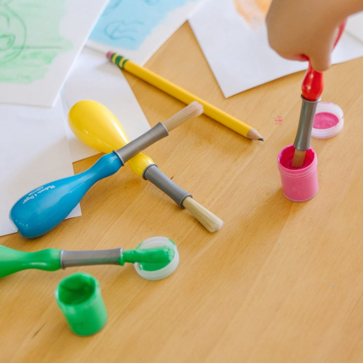 Melissa & Doug Jumbo Paint Brushes