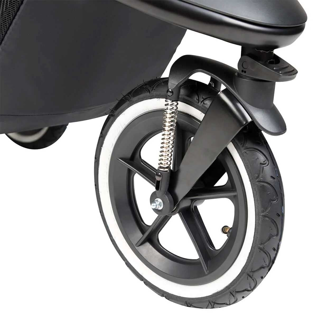 Phil & Teds Sport V6 Pushchair + Double Kit, Black