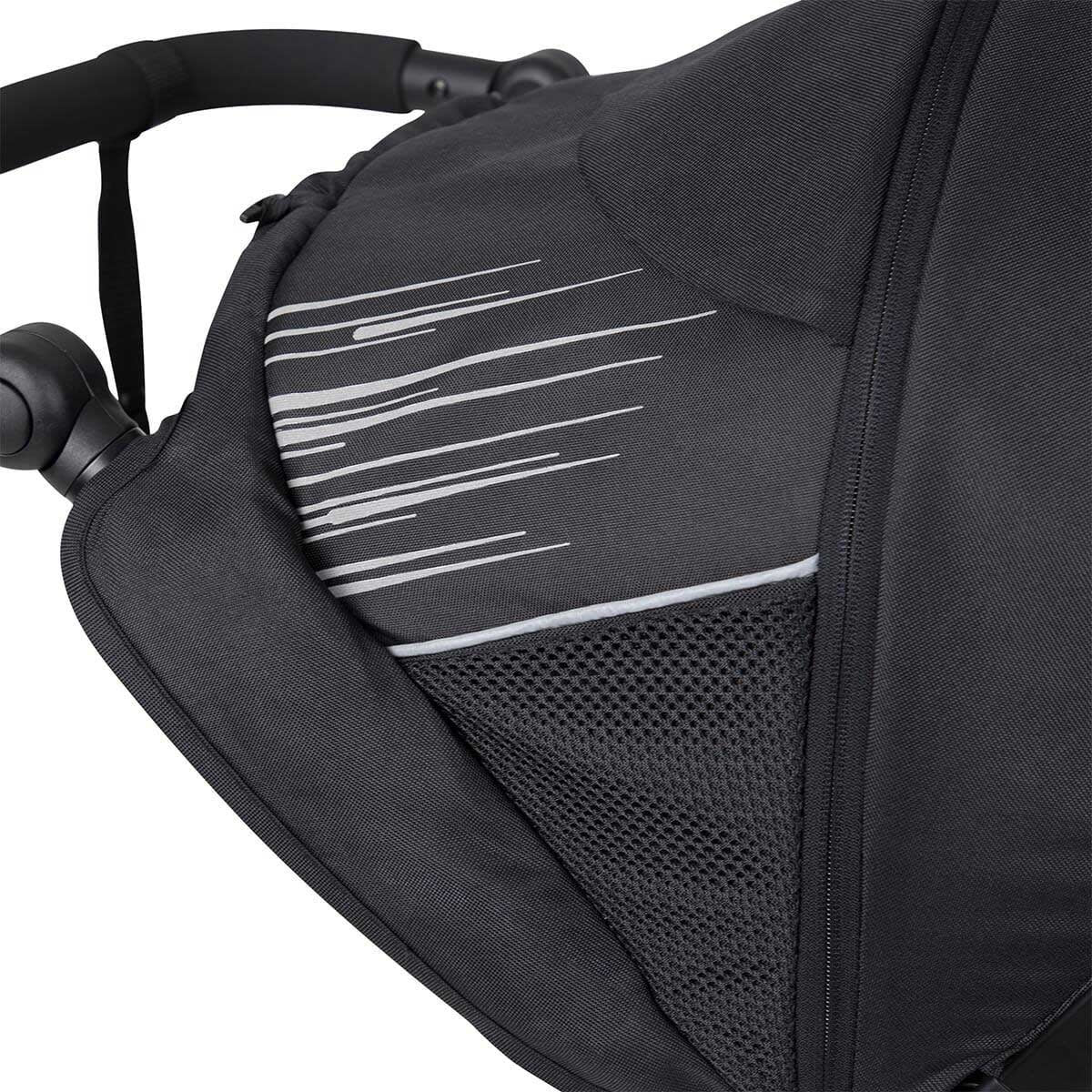 Phil & Teds Sport V6 Pushchair + Double Kit, Black