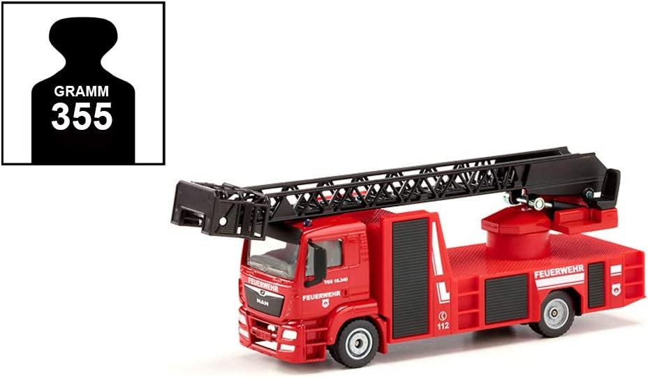 Siku MAN Fire Engine with extendable turntable ladder