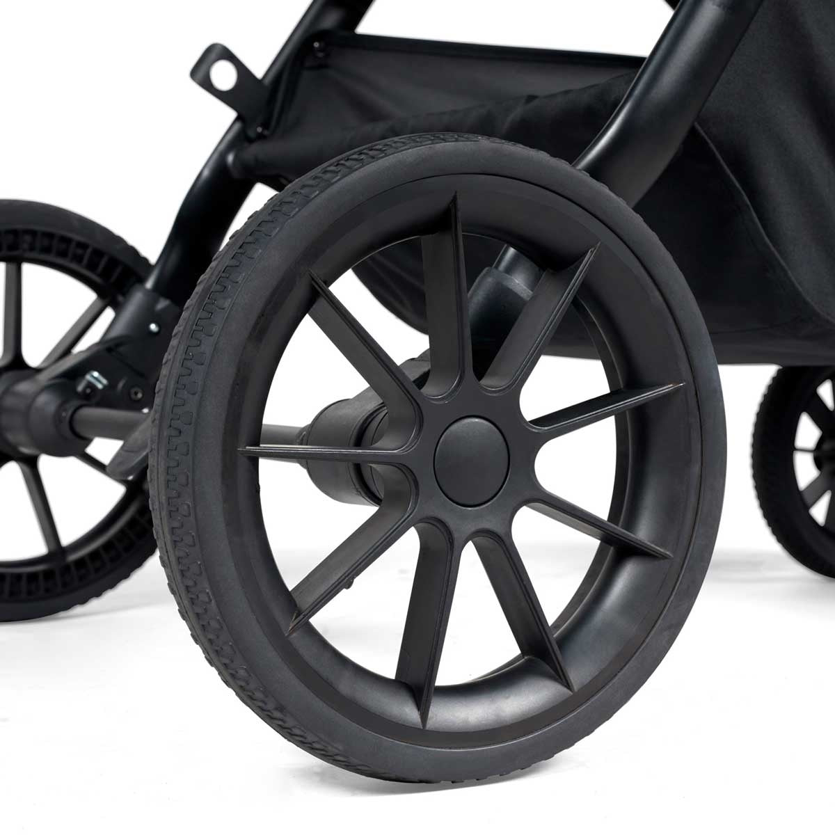 Ickle Bubba Cosmo All-in-One i-Size Travel System with ISOFIX Base, Black / Graphite Grey / Tan