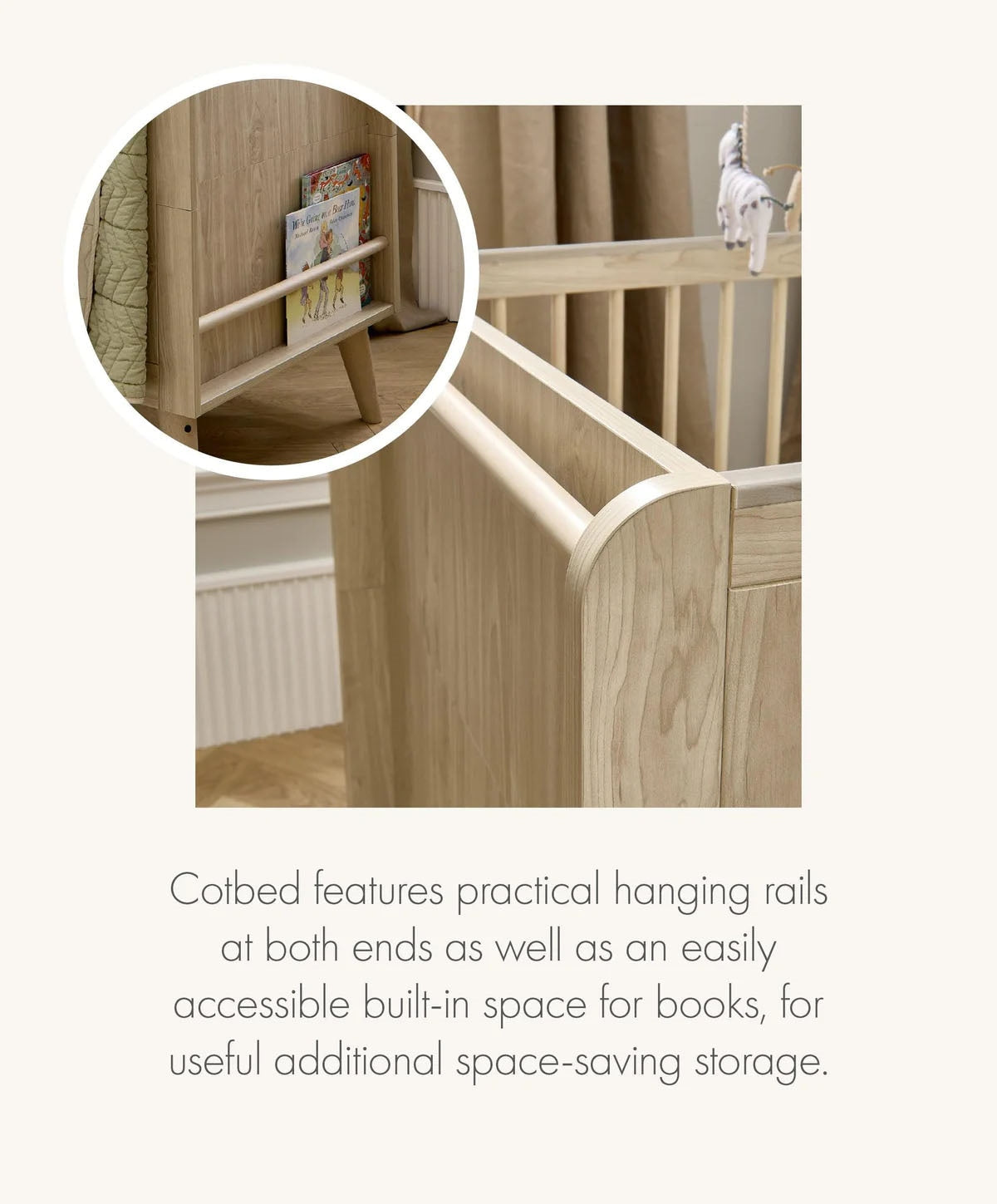 Mamas & Papas Coxley 3 Piece Furniture Set (Cot Bed, Dresser Changer & Wardrobe)
