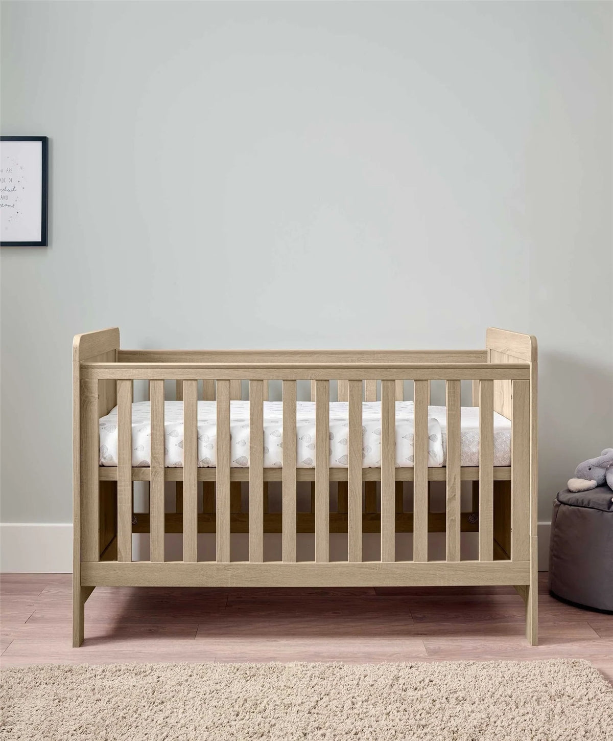 Mamas & Papas Atlas 3 Piece Furniture Set (Cot Bed, Dresser Changer & Wardrobe)