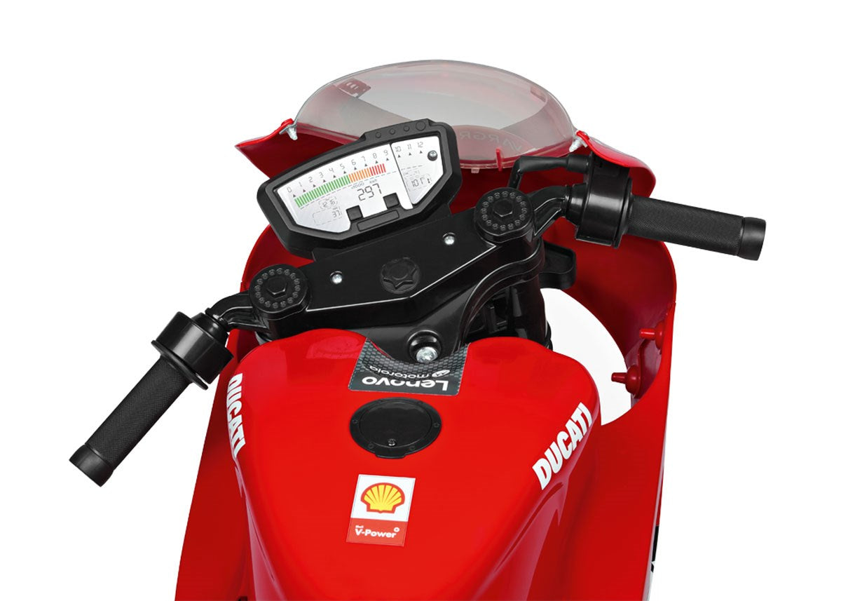 Peg Perego Ducati Desmosedici GP 12volt Motorbike with Stabilisers, 3+ years