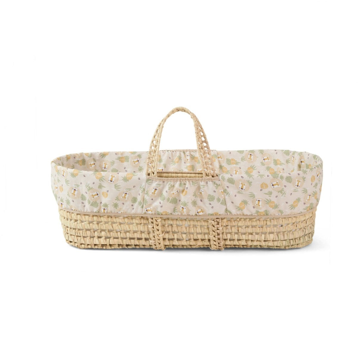 Clair De Lune Safari Palm Moses Basket
