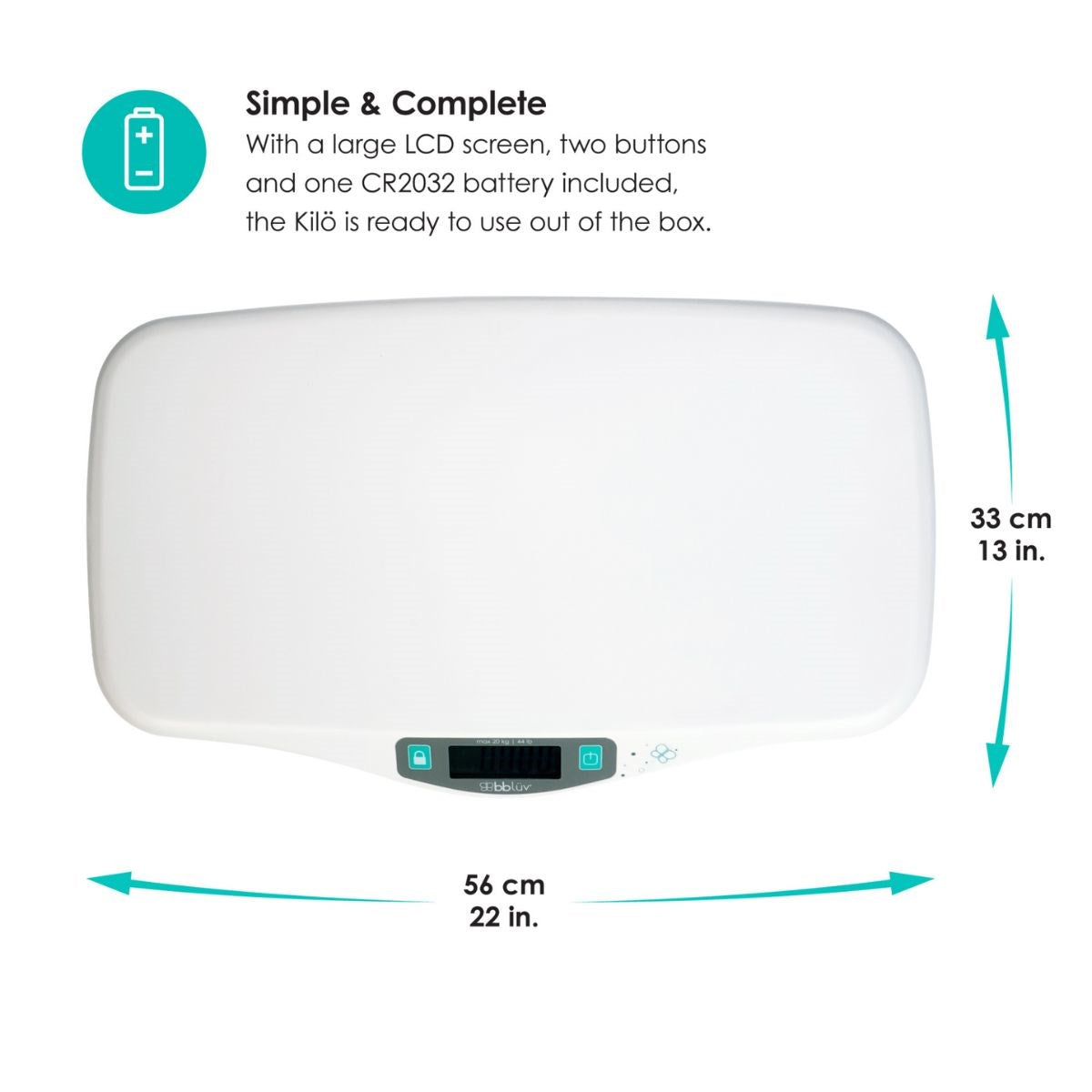 bbluv Kilö - Digital Baby Scale