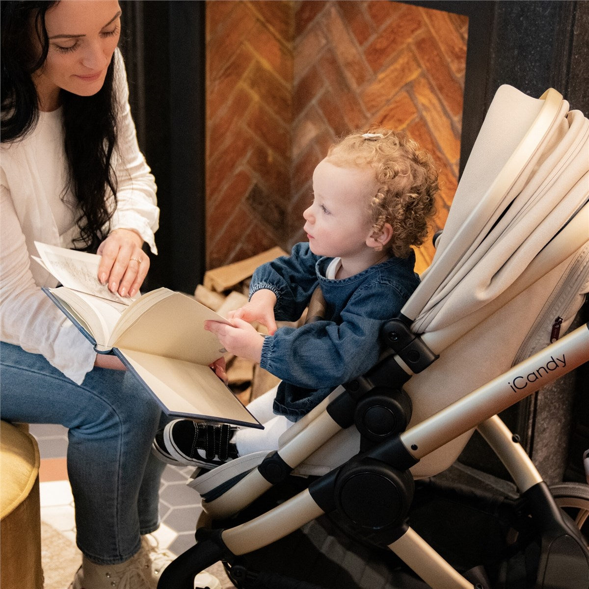 iCandy Peach 7 Pushchair and Carrycot Complete Bundle, Biscotti Edition