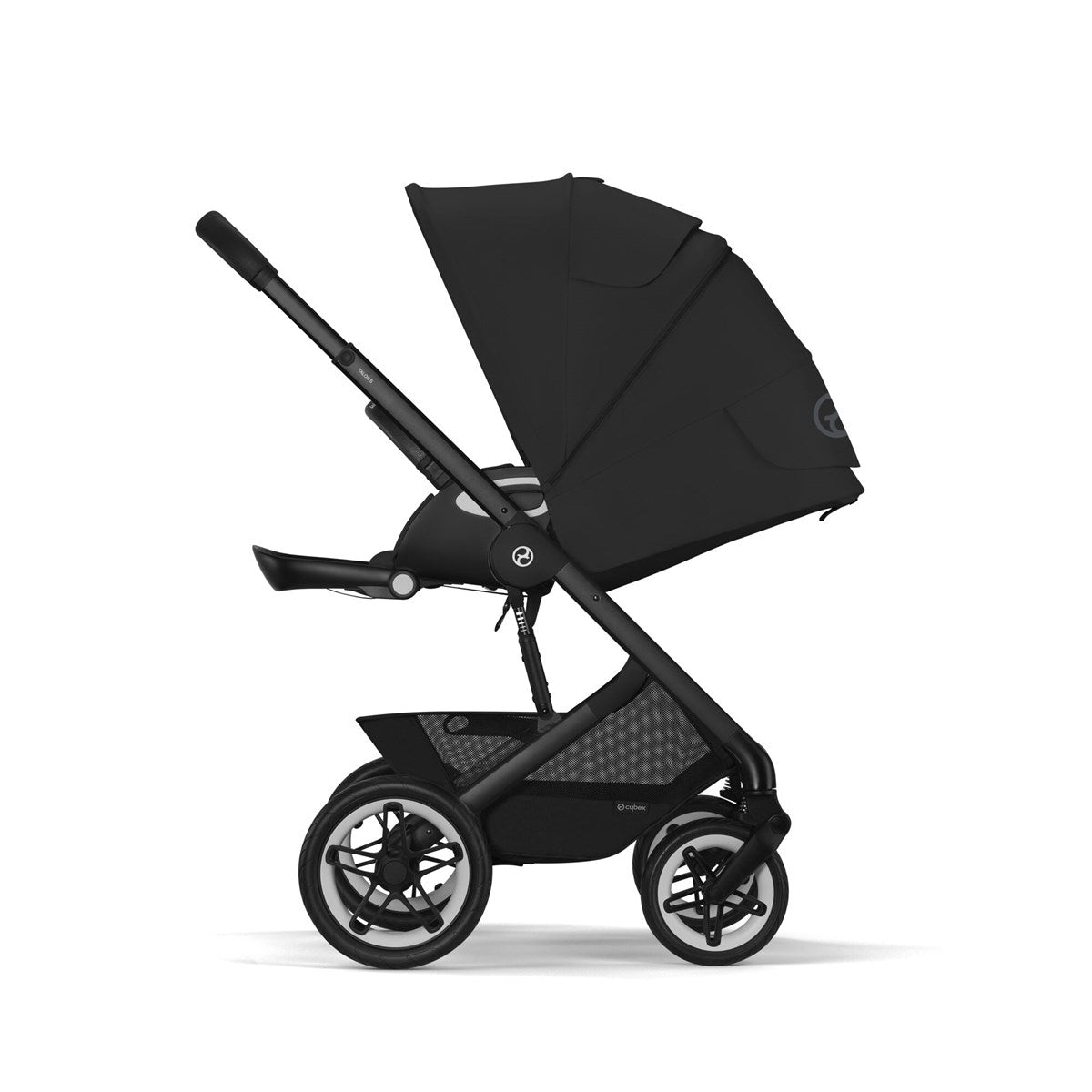 Cybex Talos S Lux Pushchair + Cot, Moon Black