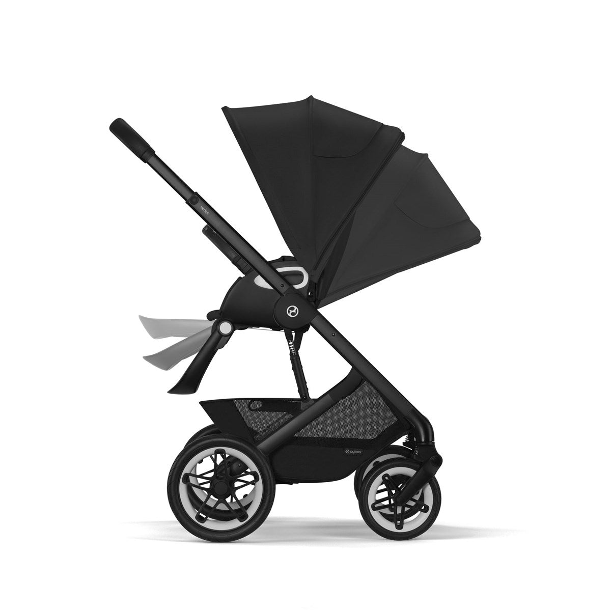 Cybex Talos S Lux Pushchair + Cot, Moon Black