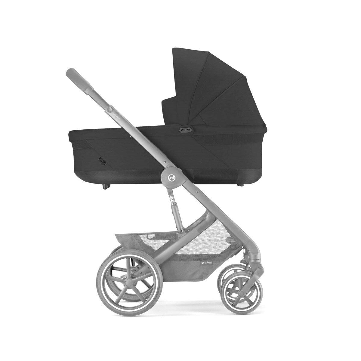 Cybex Balios S Lux Essential Travel & Nursery Bundle, Moon Black