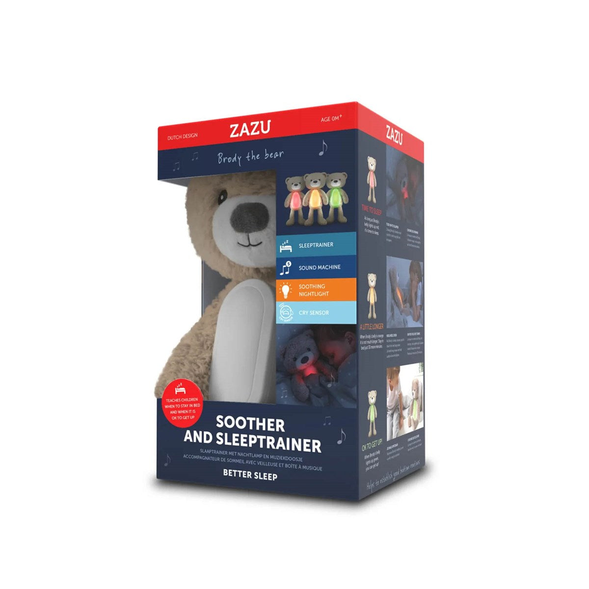 Zazu Brody the Bear Soother, Nightlight, and Sleeptrainer for Better Sleep