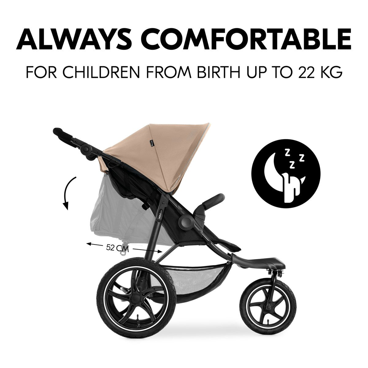 Hauck Runner 2 All-Terrain Pushchair + Raincover