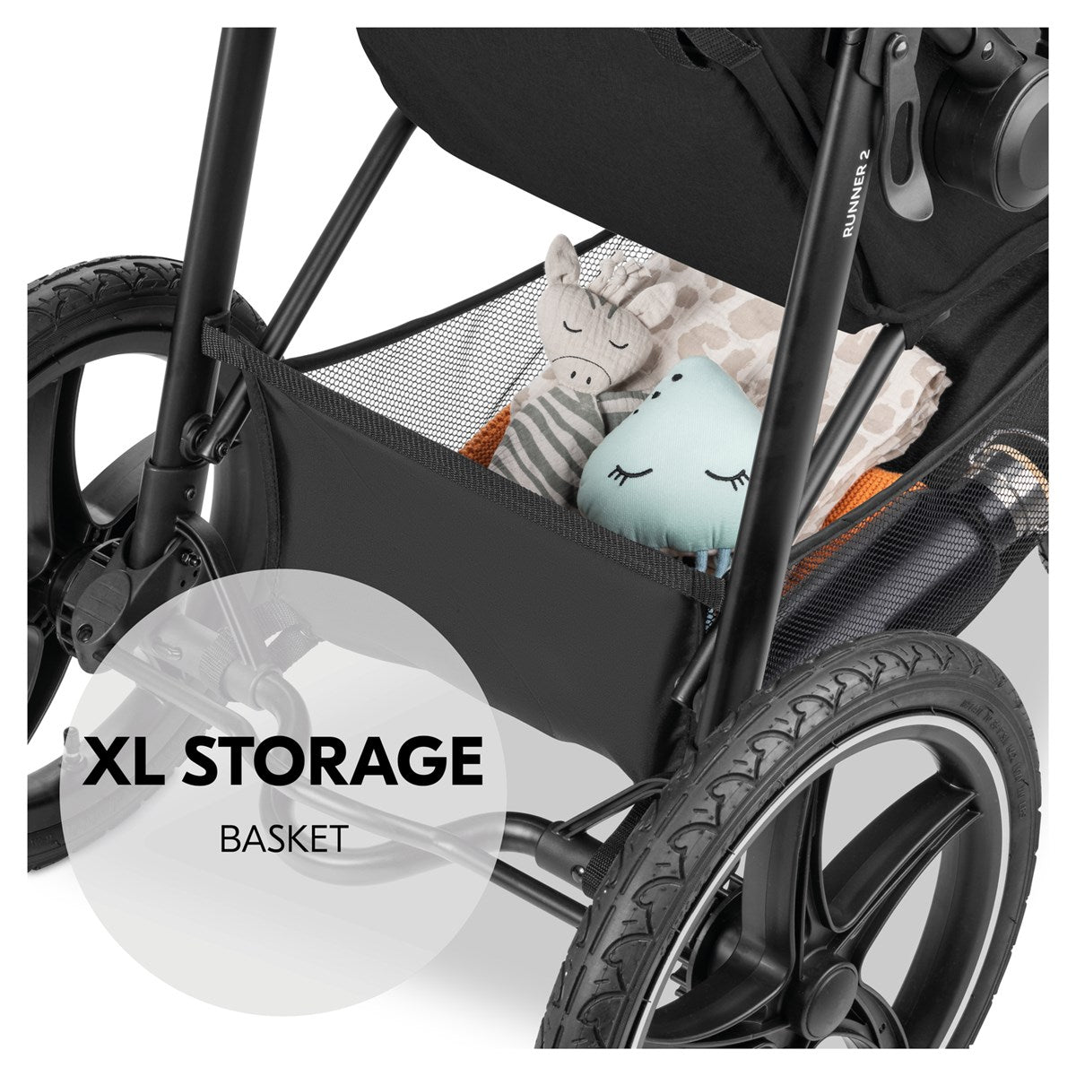 Hauck Runner 2 All-Terrain Pushchair + Raincover